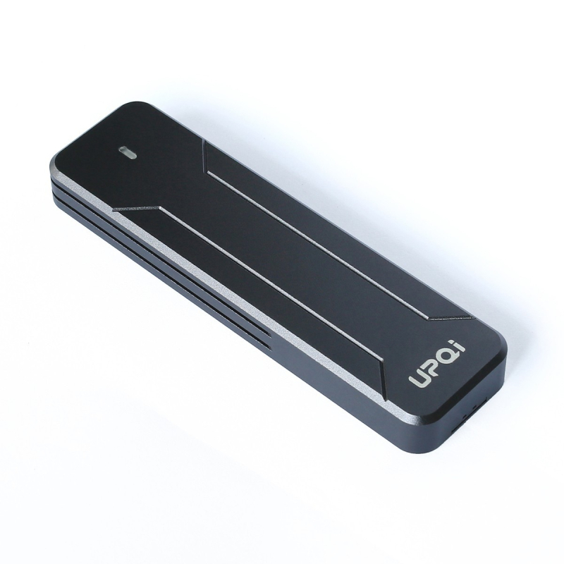 NVMe M.2 външен корпус за SSD, двоен протокол, USB 3.2 Type-C, алуминиев корпус, модел S-N0C2/3