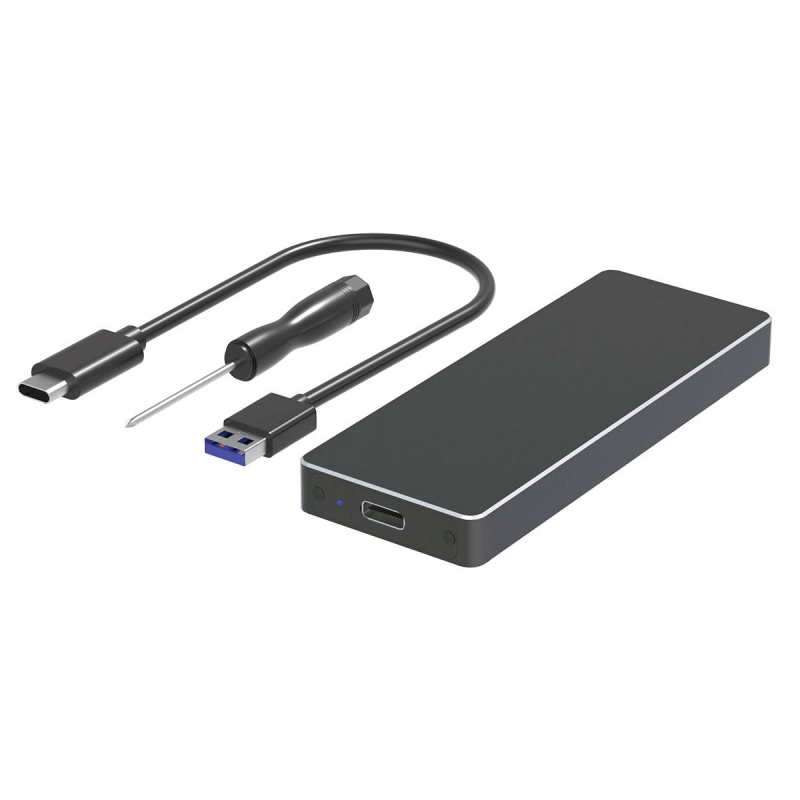 Кутия за M.2 NVMe SSD, USB 3.1/3.0, алуминиев корпус, CZL-4NU31, до 2TB, скорости до 10 Gbps