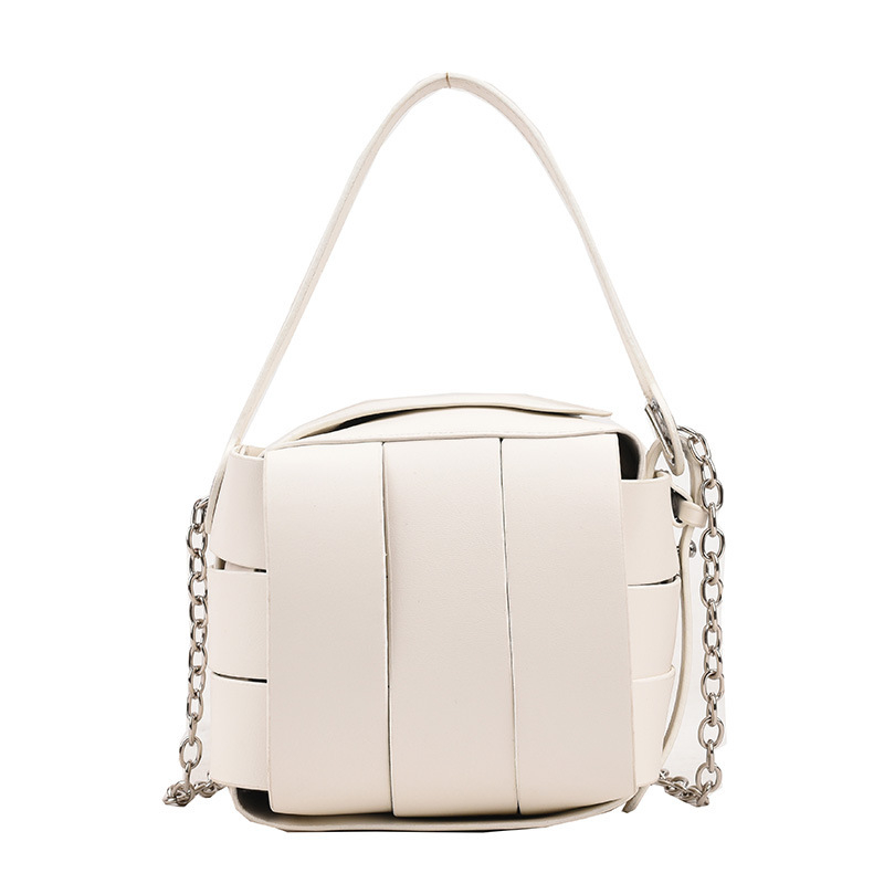 PU okrugla crossbody torbica, gradski trend, ovalni oblik, zatvaranje zatvaračem, poliester podstava