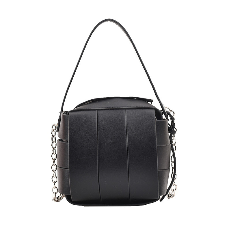 PU okrugla crossbody torbica, gradski trend, ovalni oblik, zatvaranje zatvaračem, poliester podstava