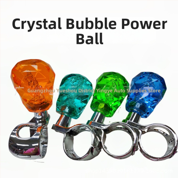 Universālā stūres bumba ar kristāla spirālveida tekstūru — Zīmols Winning Industry, Produkta kods 0035, Vispārēja automobiļu saderība