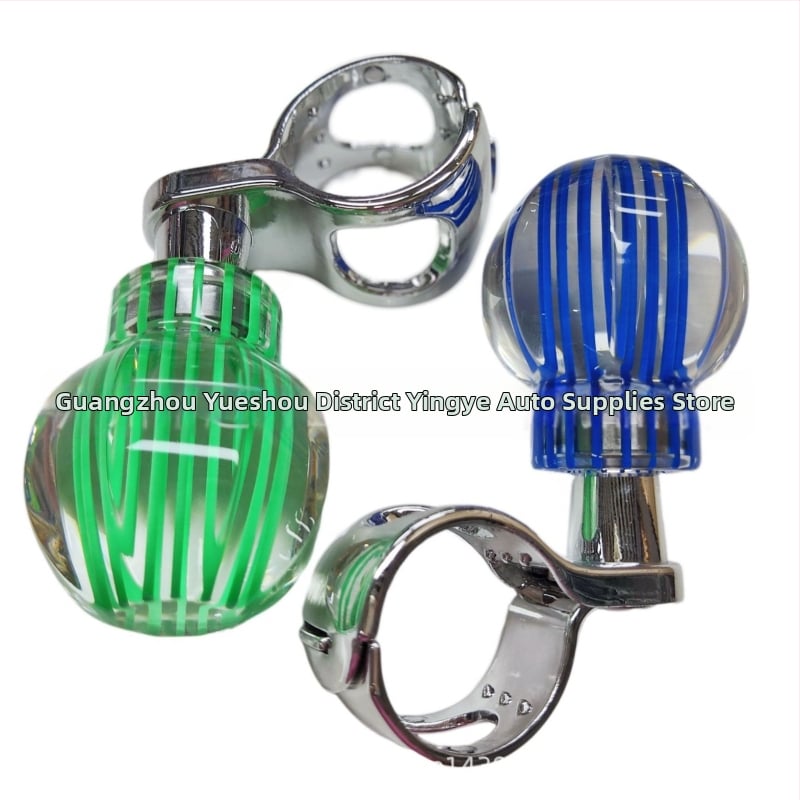 Universālā stūres bumba ar kristāla spirālveida tekstūru — Zīmols Winning Industry, Produkta kods 0035, Vispārēja automobiļu saderība