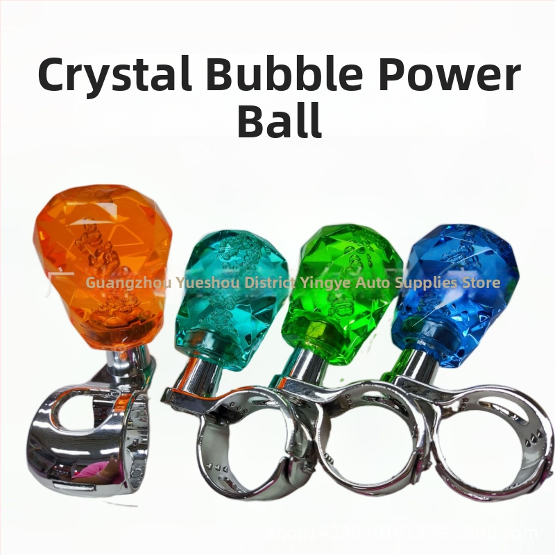 Universālā stūres bumba ar kristāla spirālveida tekstūru — Zīmols Winning Industry, Produkta kods 0035, Vispārēja automobiļu saderība