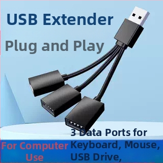 Automobilový USB 2-portový delič, USB 2.0, kábel 10–12 cm, bez externého napájania