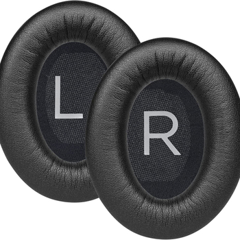 Dr. QC45 Αντικаταστατικά μαξιλαράκια αυτιών με κάλυμμα συνθετικού δέρματος για Bose QuietComfort 45