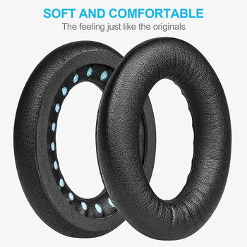 Dr. QC45 Αντικаταστατικά μαξιλαράκια αυτιών με κάλυμμα συνθετικού δέρματος για Bose QuietComfort 45