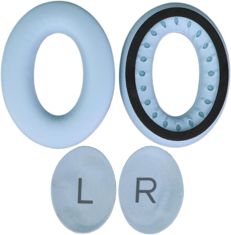 Dr. QC45 Αντικаταστατικά μαξιλαράκια αυτιών με κάλυμμα συνθετικού δέρματος για Bose QuietComfort 45