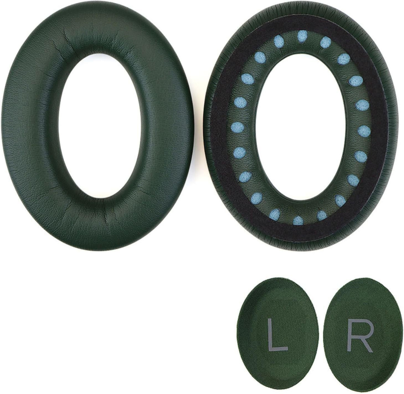 Dr. QC45 Αντικаταστατικά μαξιλαράκια αυτιών με κάλυμμα συνθετικού δέρματος για Bose QuietComfort 45