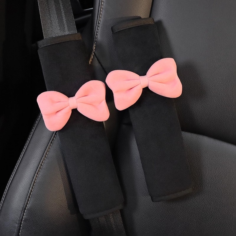 Μαξιλαράκι ώμου ζώνης ασφαλείας αυτοκινήτου με σχέδιο φιόγγου, γυναικείο στυλ, αξεσουάρ εσωτερικού αυτοκινήτου (Μάρκα: Άλλο; Επεξεργασία και προσαρμογή: Όχι)