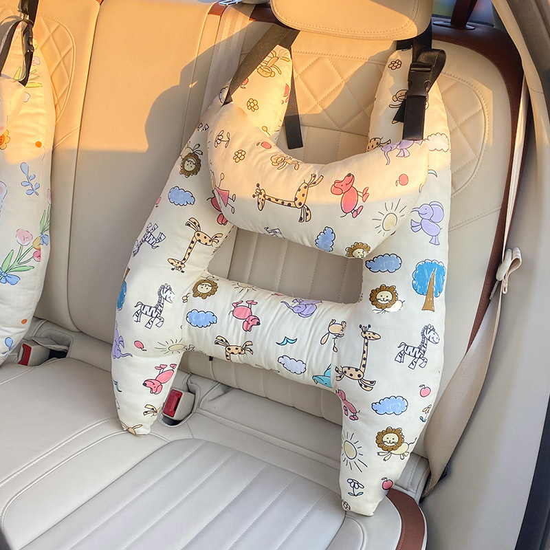 Παιδικό μαξιλαράκι αυχένα για αυτοκίνητο με σχέδιο καρτούν, 100% βαμβάκι, 500 γρ., Gao Teng