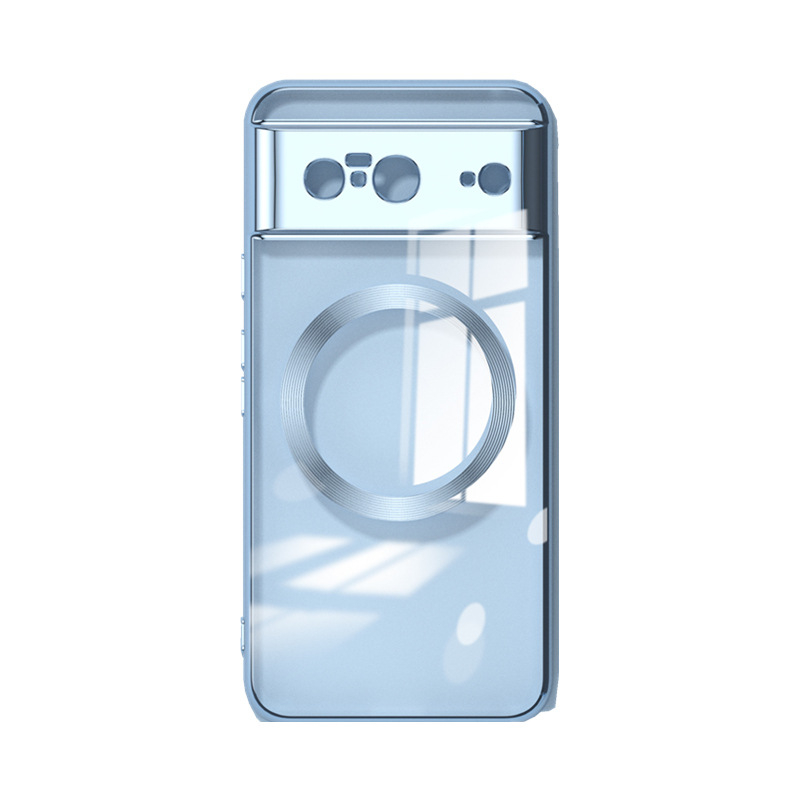 Husă de protecție Google Pixel cu prindere magnetică, acrilic, electroplacare și suport pentru personalizare