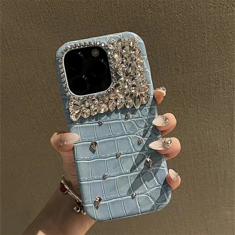 Θήκη iPhone Trendy από δέρμα κροκοδειλίου, ματ φινίρισμα, προστασία από πτώσεις, συμβατό με iPhone