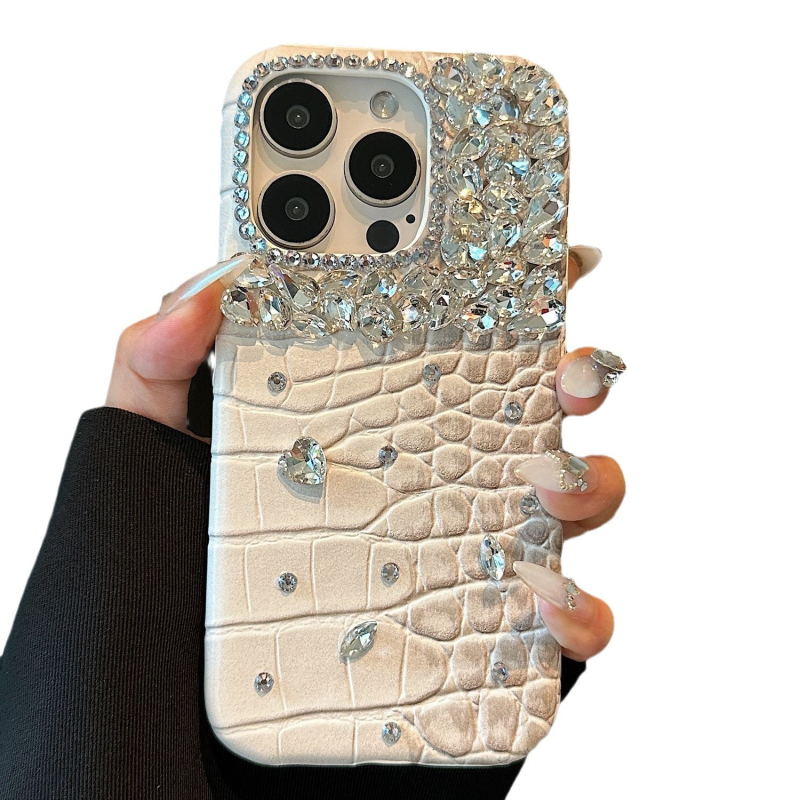 Θήκη iPhone Trendy από δέρμα κροκοδειλίου, ματ φινίρισμα, προστασία από πτώσεις, συμβατό με iPhone