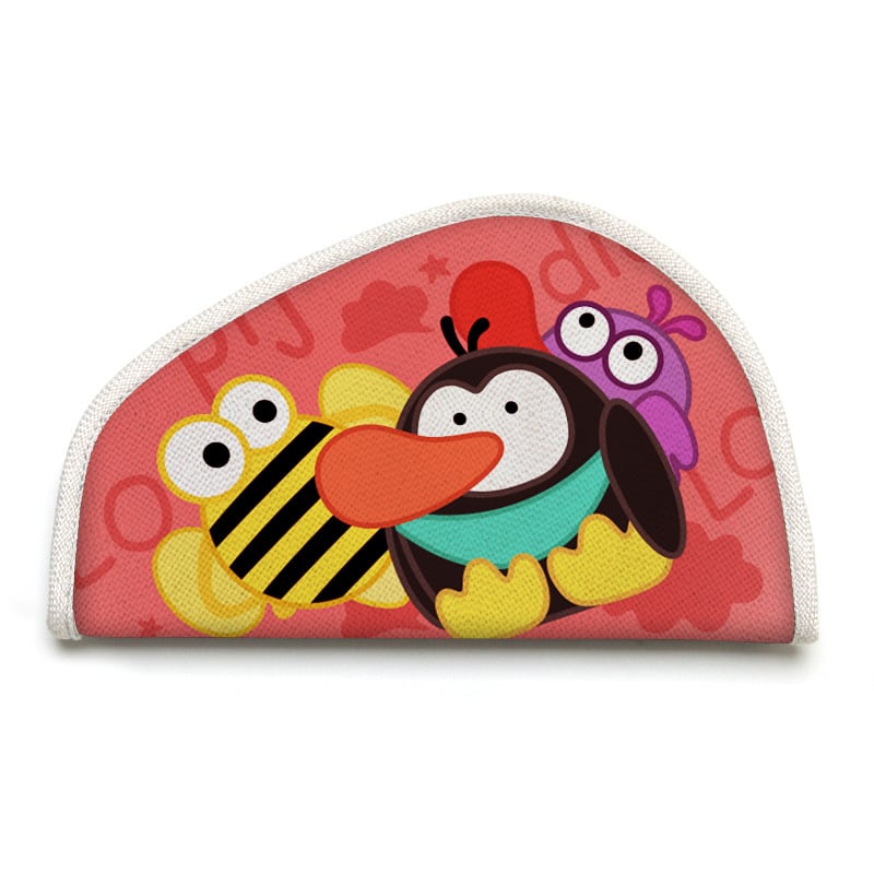 Παιδικός ρυθμιστής ζώνης ασφαλείας - Καρτούν σχέδιο, Πολυεστέρας, 0,07 kg, Xiaodaotian