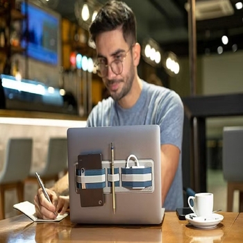 Beblau Panel za pohranu laptopa – elastični višestruki organizator, Oxford tkanina, kreativni stil, model 20230410, za putovanja