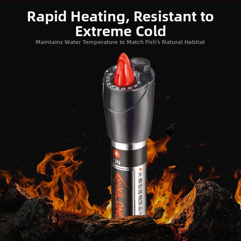 Akvariumo šildymo lazda – mini ultra trumpa, automatinė temperatūros kontrolė, sprogimams atspari, prekė Unique, galia: kita, medžiaga: kita