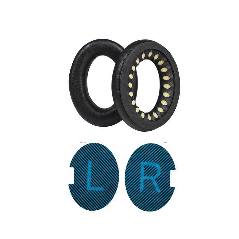 Perne de urechi din piele naturală pentru Bose QC45 și modelele AE2 QC15 QC25 QC35 QC35II