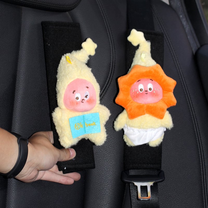 Διακοσμητικό μαξιλαράκι ζώνης αυτοκινήτου, βελούδινο, 100 g, Beautiful Night Thoughts