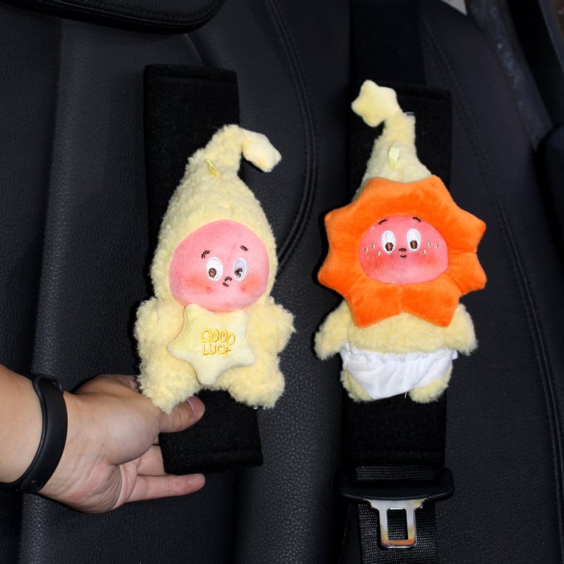 Διακοσμητικό μαξιλαράκι ζώνης αυτοκινήτου, βελούδινο, 100 g, Beautiful Night Thoughts