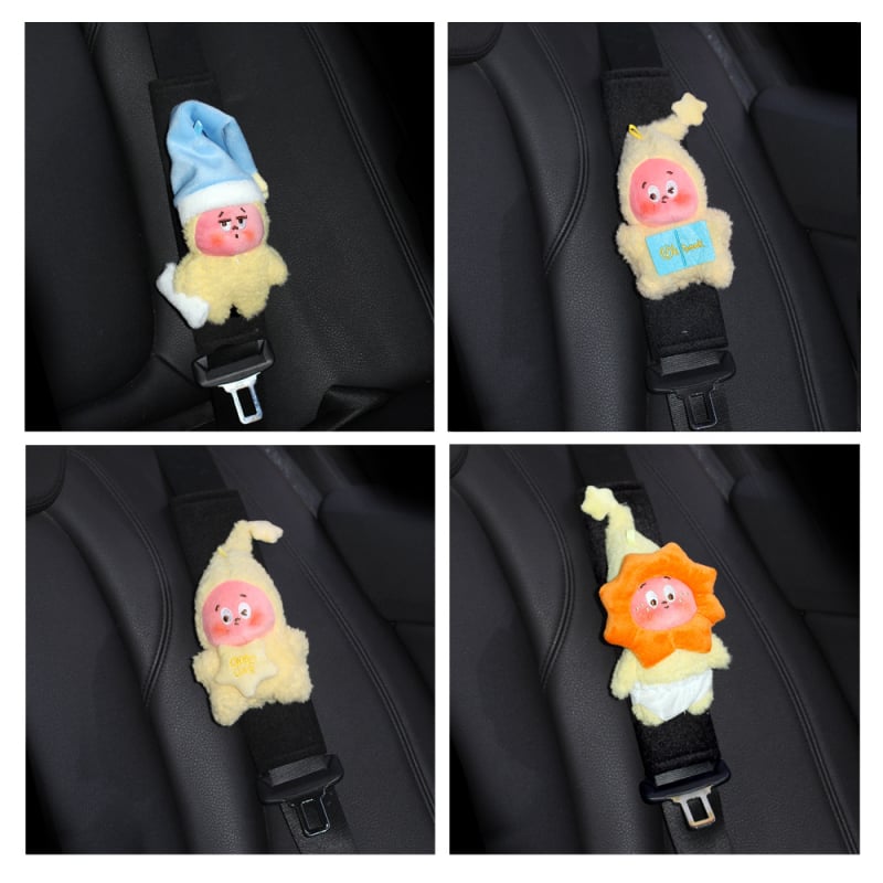 Διακοσμητικό μαξιλαράκι ζώνης αυτοκινήτου, βελούδινο, 100 g, Beautiful Night Thoughts