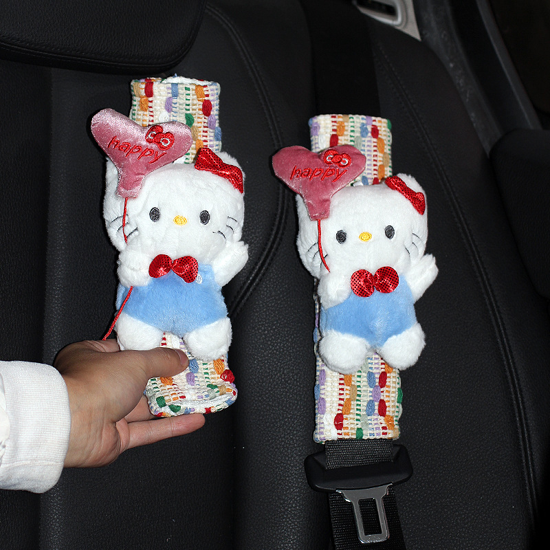 Pad pentru centura de siguranță auto, decor din țesătură Beauty Night Thought, aproximativ 100 g, fără siglă