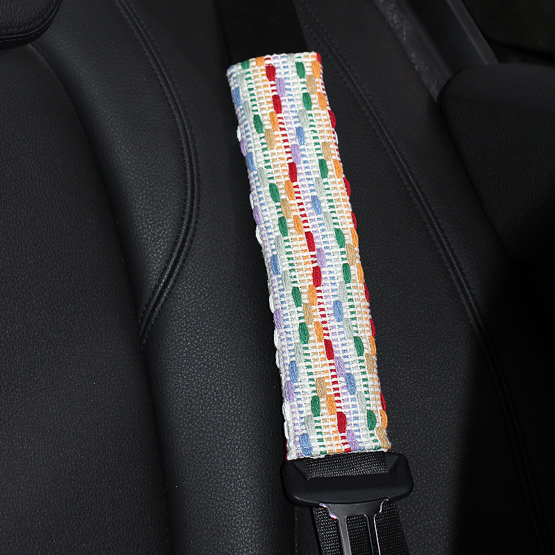Pad pentru centura de siguranță auto, decor din țesătură Beauty Night Thought, aproximativ 100 g, fără siglă