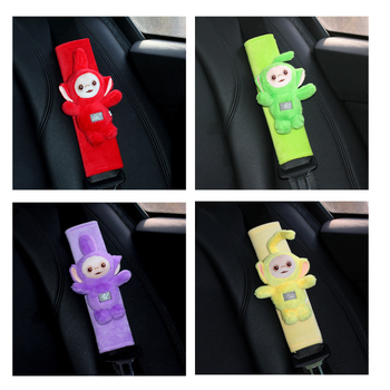 Pernă de umăr pentru centura auto cu design Teletubbies, umplută, 80 g