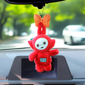 Pernă de umăr pentru centura auto cu design Teletubbies, umplută, 80 g