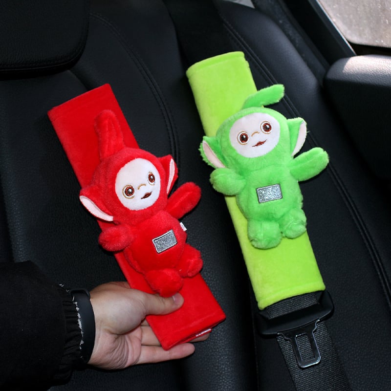 Pernă de umăr pentru centura auto cu design Teletubbies, umplută, 80 g