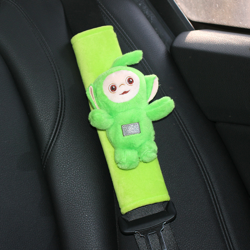 Pernă de umăr pentru centura auto cu design Teletubbies, umplută, 80 g