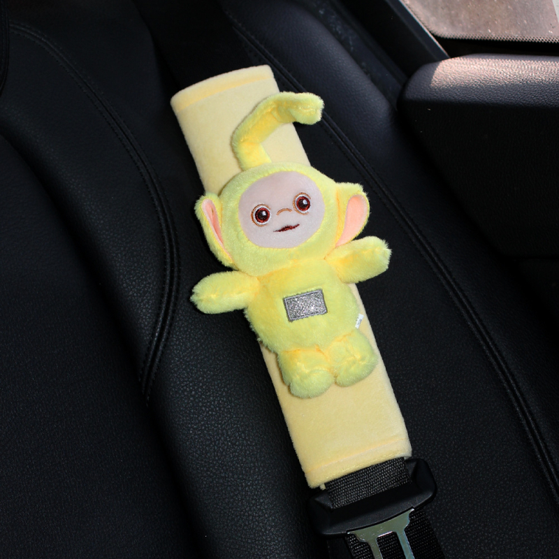 Pernă de umăr pentru centura auto cu design Teletubbies, umplută, 80 g