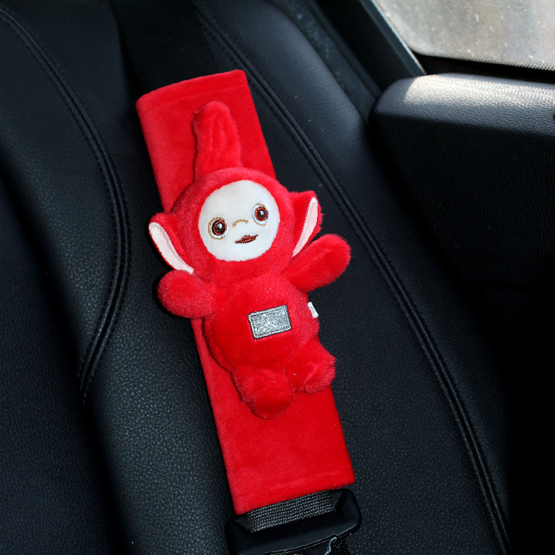 Pernă de umăr pentru centura auto cu design Teletubbies, umplută, 80 g
