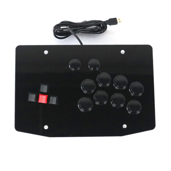 Joystick arcade de luptă cu butoane multiple pentru PC – USB, panou acrilic, model WADS, 1.3 kg