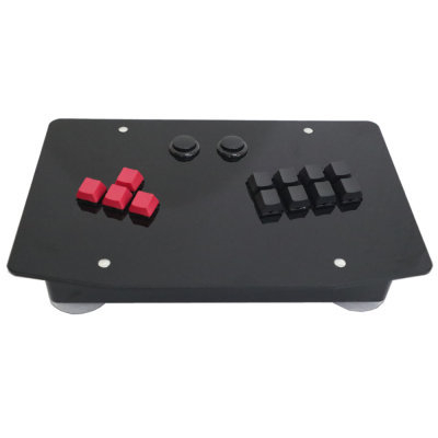 Joystick arcade de luptă cu butoane multiple pentru PC – USB, panou acrilic, model WADS, 1.3 kg