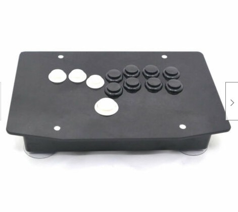 Joystick arcade de luptă cu butoane multiple pentru PC – USB, panou acrilic, model WADS, 1.3 kg