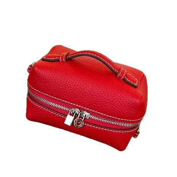 Love Ripples 2026 Mini kožna torbica za ručak i kozmetiku, crossbody sa zatvaračem, vodoravni kvadratni oblik, 1 naramenica, podstava od sintetičke kože, proljeće 2026
