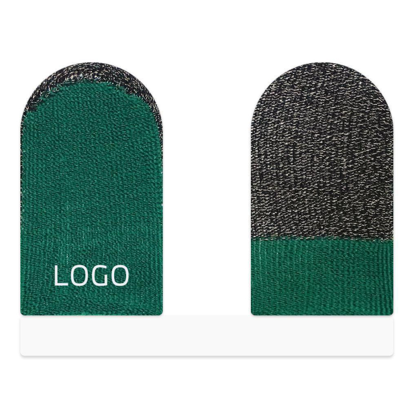 Lingxi Silver Fiber двойни гейминг пръстни протектори – дишащи, ултра тънки, съвместими със сензорен екран за мобилни игри