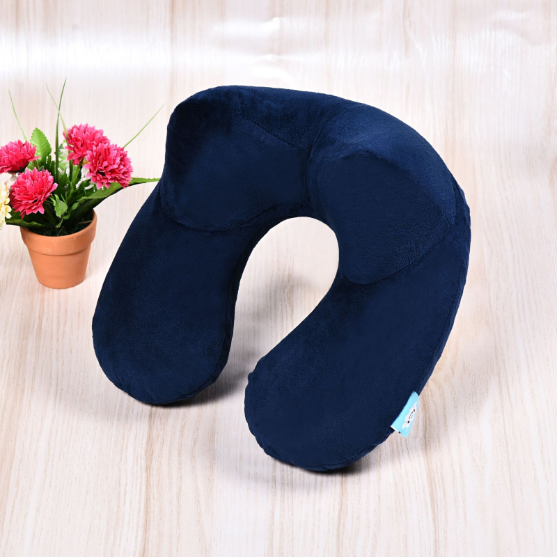 Love of neck pernă gonflabilă U, din PVC, pentru călătorii în mașină — umplere cu aer, pentru adulți, stil modern minimalist