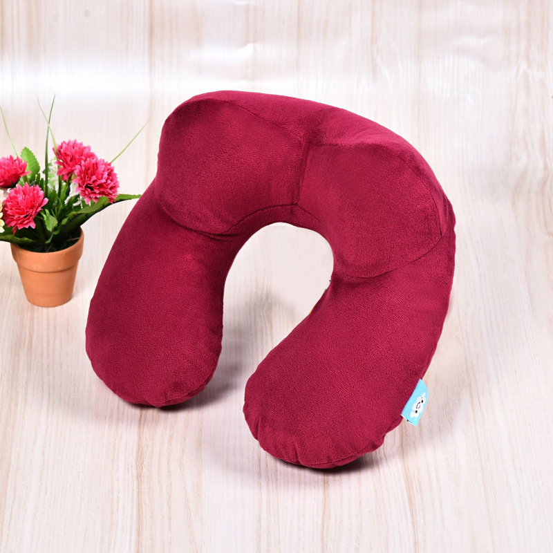 Love of neck pernă gonflabilă U, din PVC, pentru călătorii în mașină — umplere cu aer, pentru adulți, stil modern minimalist