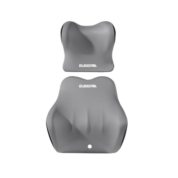 Μαξιλάρι αυχένα και οσφυϊκής στήριξης αυτοκινήτου με memory foam, κάλυμμα από 100% βαμβάκι, Universal εφαρμογή, για όλες τις εποχές