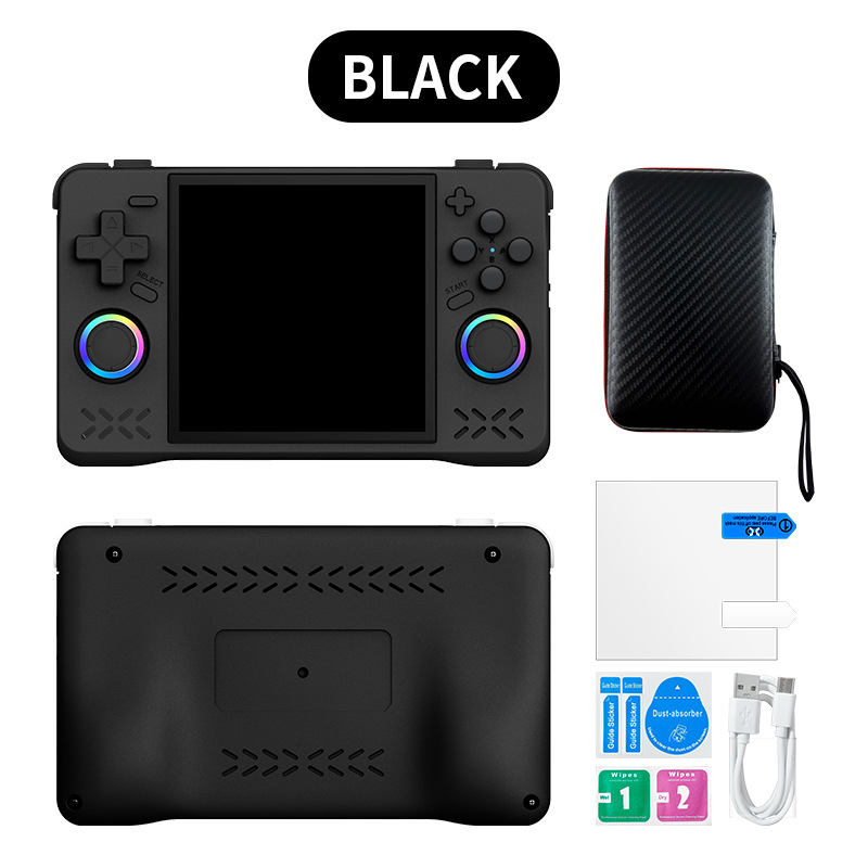 Portatīvā konsole ar atvērtā koda OS un Wi‑Fi tiešsaistes PSP/GBA spēlēm, 64GB/128GB