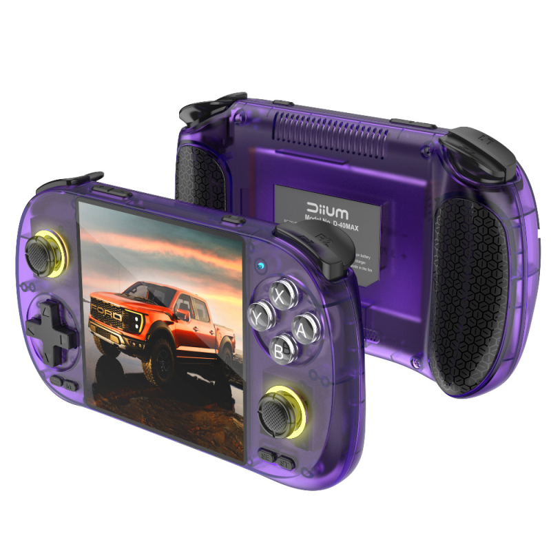 Retro rokas spēļu konsole ar diviem joystickiem, 64GB atmiņa, Linux + Android, bezvadu savienojums, MP4 video atskaņotājs