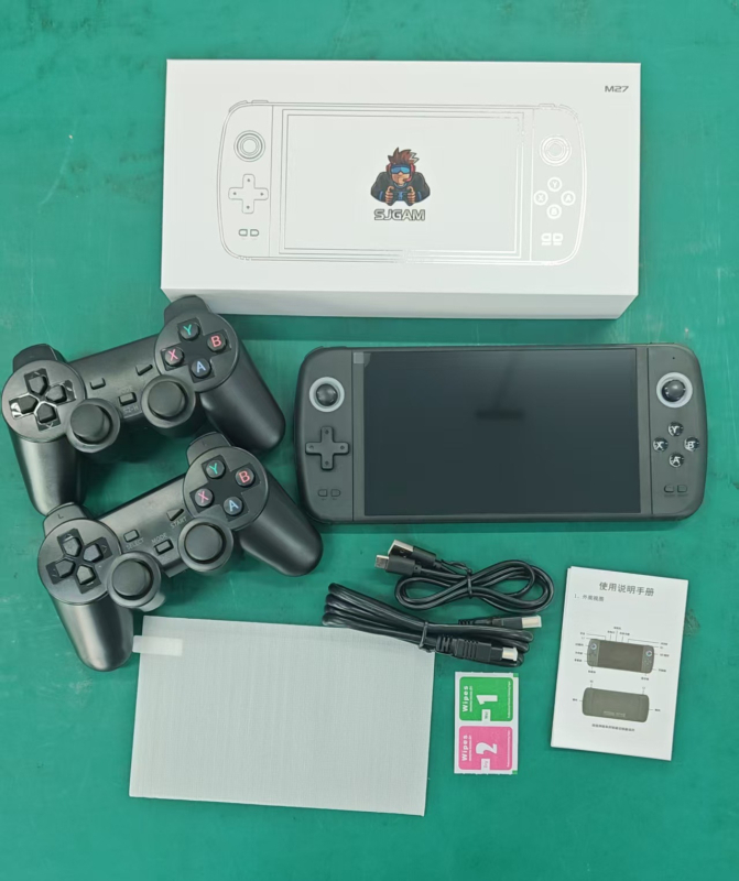 Portatīvā retro spēļu konsole RPG žanram, divi spēlētāji, Linux OS, 64-128 GB atmiņa, USB savienojums