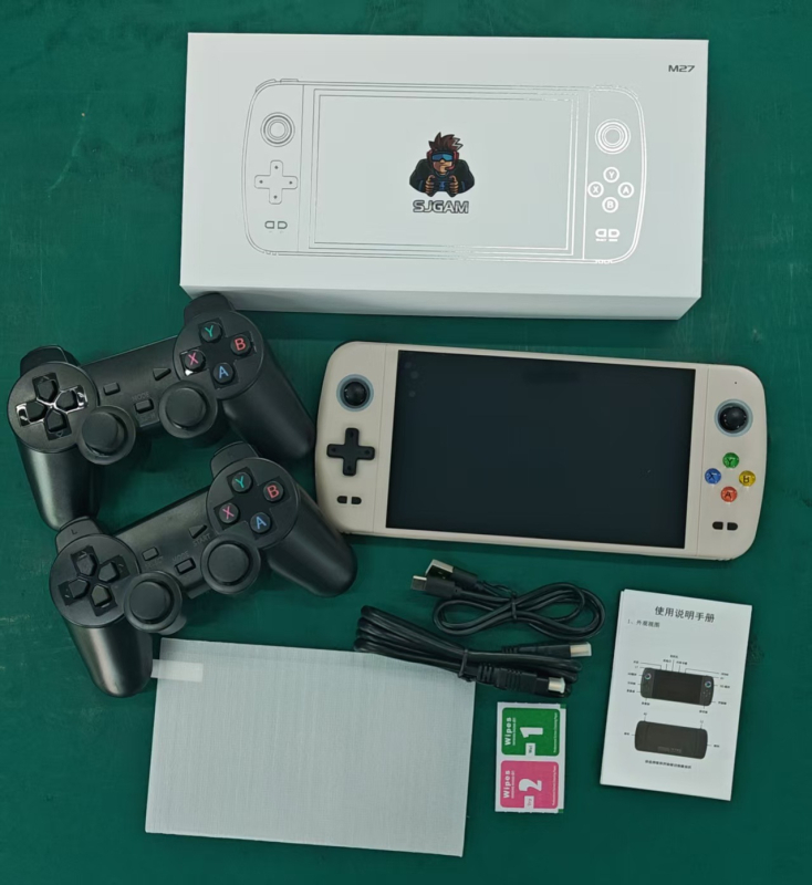 Portatīvā retro spēļu konsole RPG žanram, divi spēlētāji, Linux OS, 64-128 GB atmiņa, USB savienojums