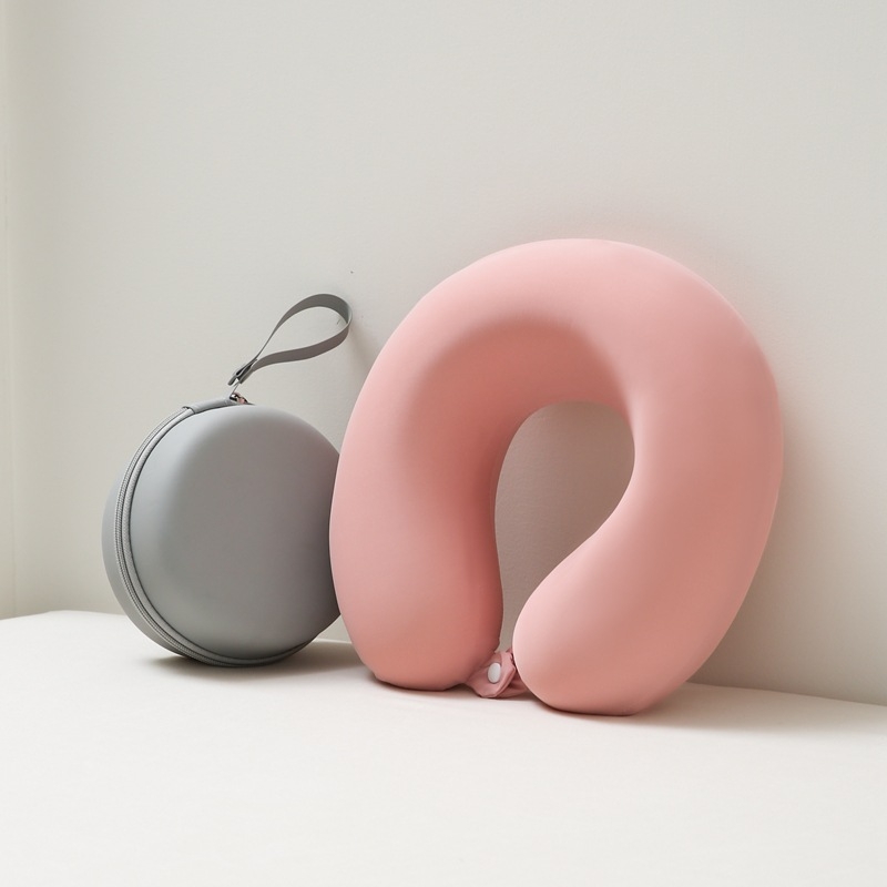 U oblik jastuk za vrat za putovanja, tkanina protiv perja, punilo: drugo, moderni minimalistički stil, težina 0,5–1,0 kg