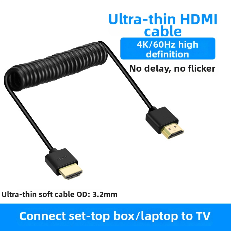 HDMI 2.0 adapter kabel, zlatni konektori, bakar bez kisika, HDMI–HDMI, 4K60