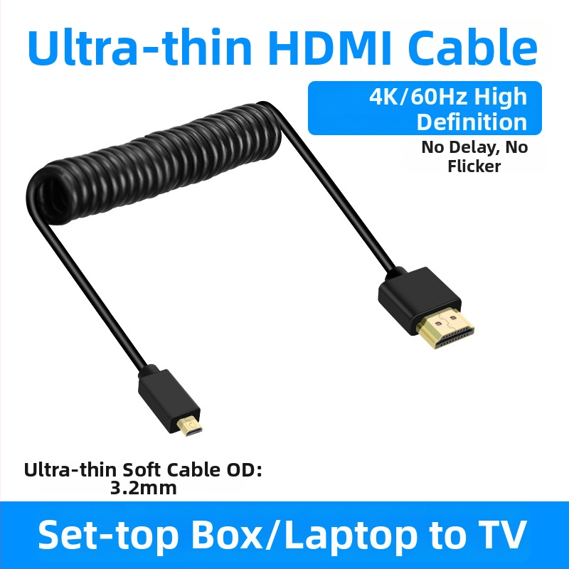 HDMI 2.0 adapter kabel, zlatni konektori, bakar bez kisika, HDMI–HDMI, 4K60