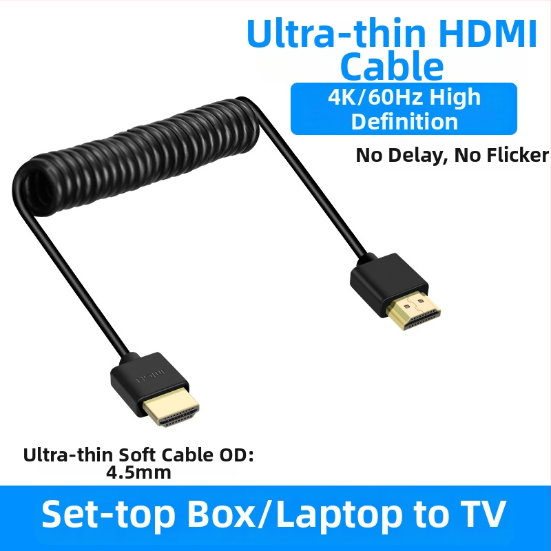 HDMI 2.0 adapter kabel, zlatni konektori, bakar bez kisika, HDMI–HDMI, 4K60