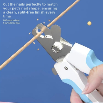 Clește de unghii pentru animale de companie din oțel inoxidabil, pentru pisici și câini, cu pilă de unghii, durabil (oțel inoxidabil; pisici și câini; pilă de unghii; durabil)