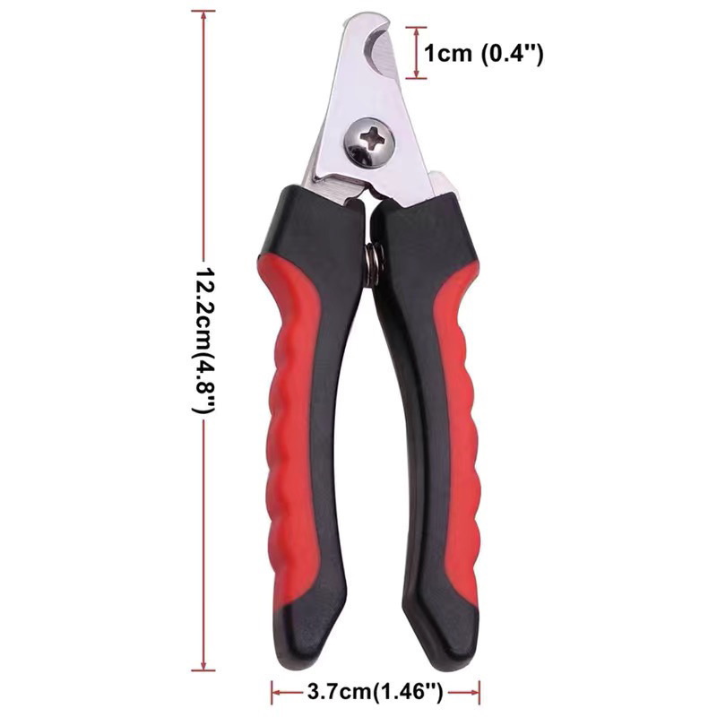 Clește de unghii pentru animale de companie din oțel inoxidabil, pentru pisici și câini, cu pilă de unghii, durabil (oțel inoxidabil; pisici și câini; pilă de unghii; durabil)